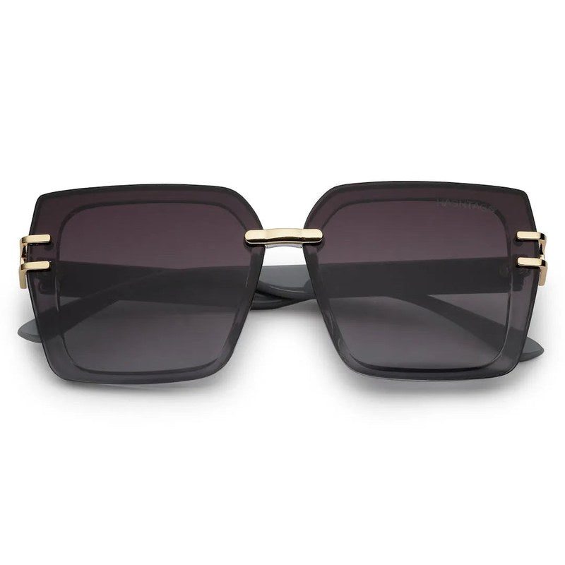 Valoria Grey Large Full Rim Square Sunglasses for Women — Hashtag Eyewears