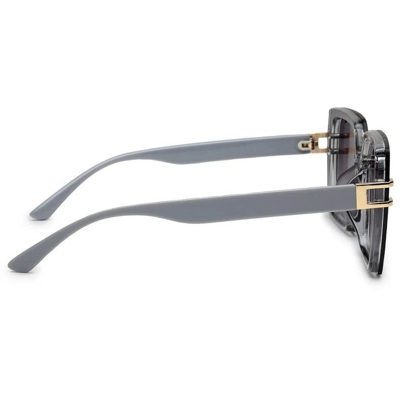 Valoria Grey Large Full Rim Square Sunglasses for Women — Hashtag Eyewears