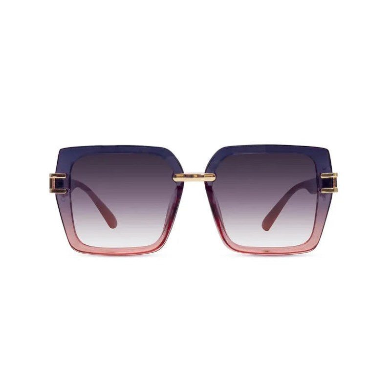 Valoria | Pink Large Full Rim Square Sunglasses for Women [UV-protected]