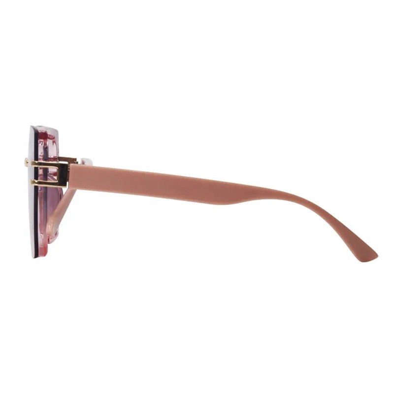 Valoria | Pink Large Full Rim Square Sunglasses for Women [UV-protected]