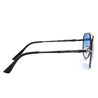 Valtor | Gradient Blue Small Full Rim Aviator Sunglasses for Men & Women [Polarized]
