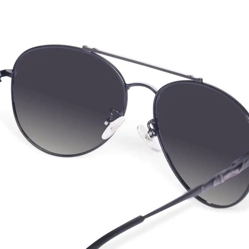 Valtor | Gradient Purple Small Full Rim Aviator Sunglasses for Men & Women [Polarized]