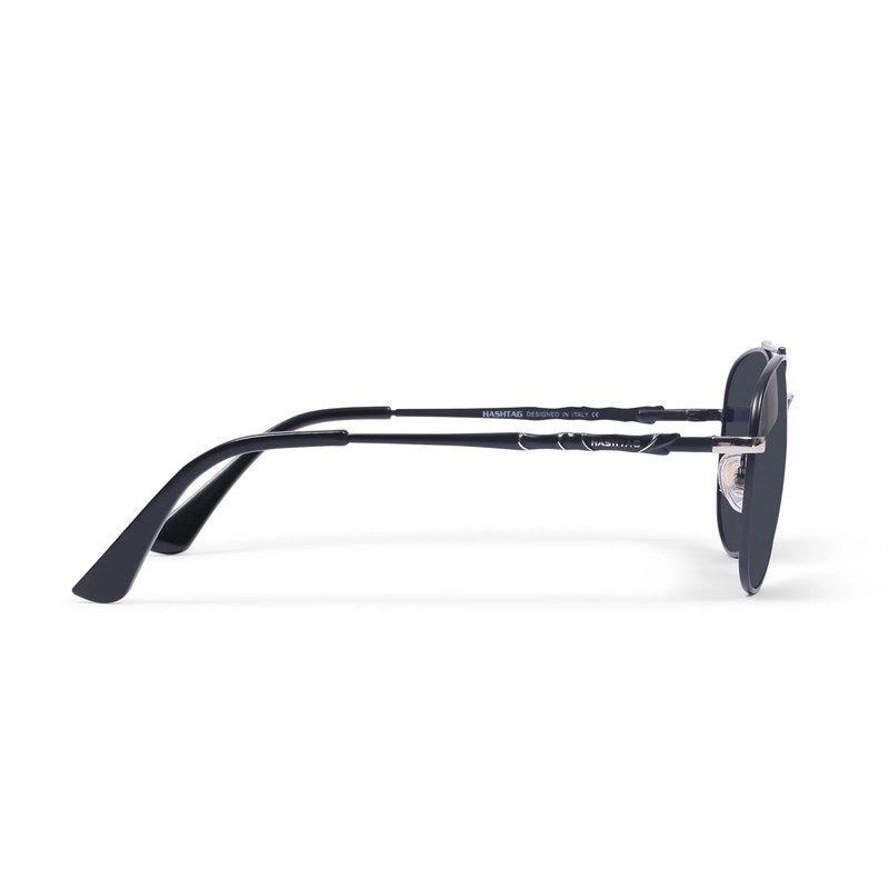 Valtor | Grey Large Full Rim Aviator Sunglasses for Men & Women [Polarized]