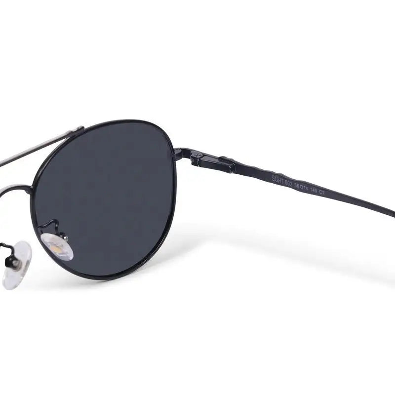 Valtor | Grey Large Full Rim Aviator Sunglasses for Men & Women [Polarized]