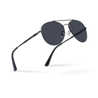 Valtor | Grey Large Full Rim Aviator Sunglasses for Men & Women [Polarized]