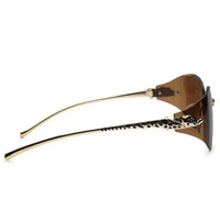 Valtrix | Brown Medium Rim Less Oval Sunglasses for Men [UV-protected]