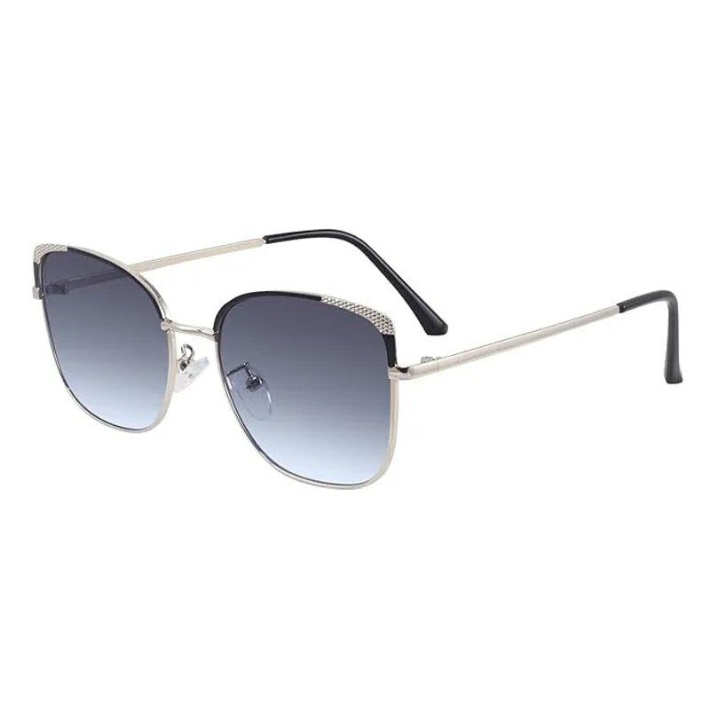 Velox Blue Medium Full Rim Square Sunglasses for Women — Hashtag Eyewears