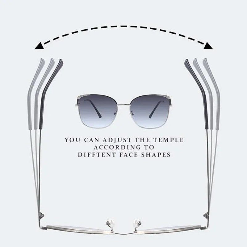 Velox Blue Medium Full Rim Square Sunglasses for Women — Hashtag Eyewears