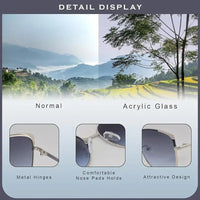 Velox Blue Medium Full Rim Square Sunglasses for Women — Hashtag Eyewears