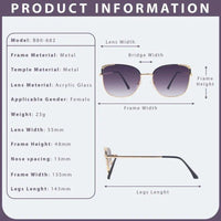 Velox Purple Medium Full Rim Square Sunglasses for Women — Hashtag Eyewears