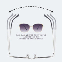 Velox Purple Medium Full Rim Square Sunglasses for Women — Hashtag Eyewears