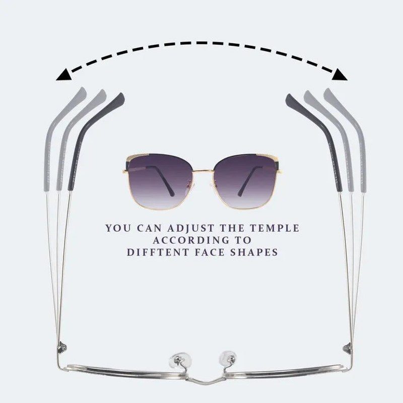 Velox Purple Medium Full Rim Square Sunglasses for Women — Hashtag Eyewears