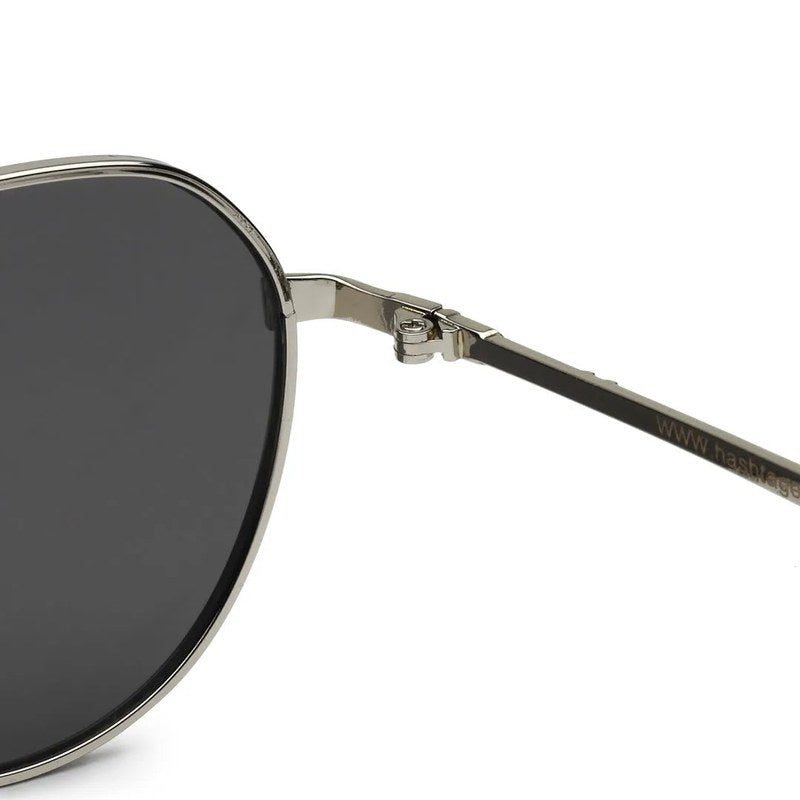 Veylara | Black Medium Full Rim Oval Sunglasses for Men [UV-protected]