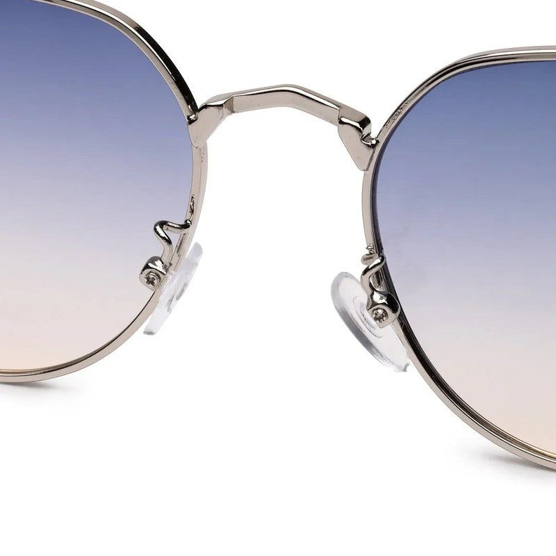 Veylara Gradient Blue Medium Full Rim Oval Sunglasses for Men — Hashtag Eyewears