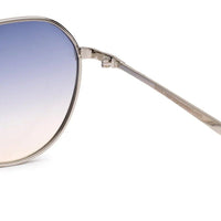 Veylara Gradient Blue Medium Full Rim Oval Sunglasses for Men — Hashtag Eyewears