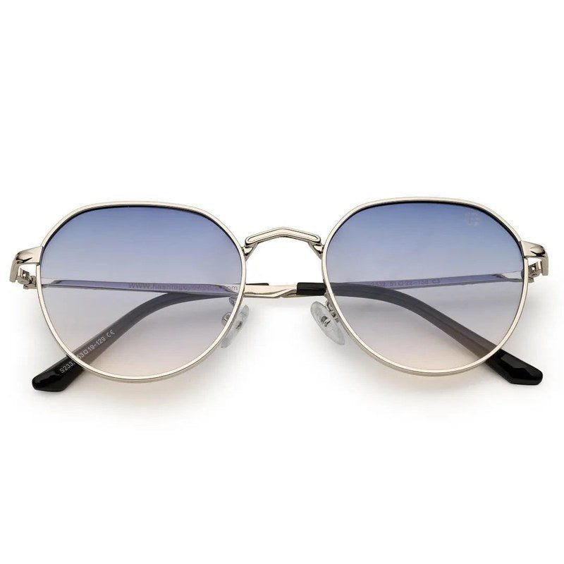 Veylara Gradient Blue Medium Full Rim Oval Sunglasses for Men — Hashtag Eyewears