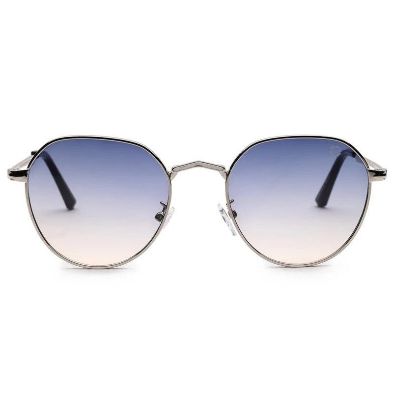 Veylara Gradient Blue Medium Full Rim Oval Sunglasses for Men — Hashtag Eyewears