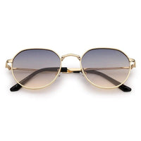 Veylara Gradient Grey & Brown Medium Full Rim Oval Sunglasses for Men — Hashtag Eyewears