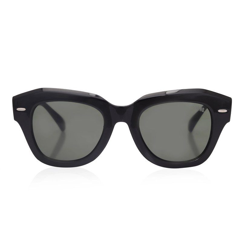 Veylin Black Extra-Large Full Rim Wayfarer Sunglasses for Men & Women HASHTAG X VOSNO — Hashtag Eyewears