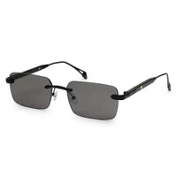 Veyra | Black Medium Rim Less Rectangle Sunglasses for Men [UV-protected]