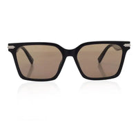 Viora | Black Extra-Large Full Rim Square Sunglasses for Men & Women [Polarized] HASHTAG X VOSNO