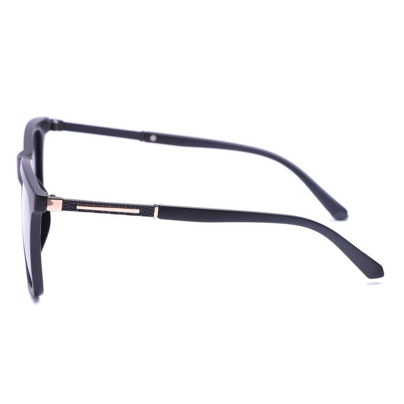 Virelia Matte Black Large Full Rim Square Sunglasses for Men & Women — Hashtag Eyewears