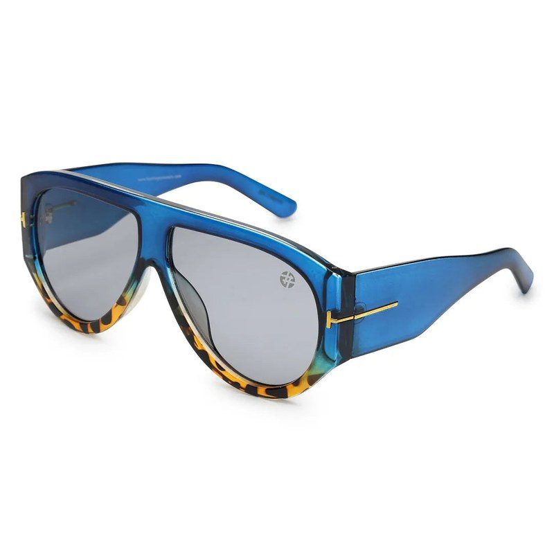 Vista Blue Medium Full Rim Aviator Sunglasses for Men & Women — Hashtag Eyewears