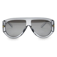 Vista Grey Medium Full Rim Aviator Sunglasses for Men & Women — Hashtag Eyewears