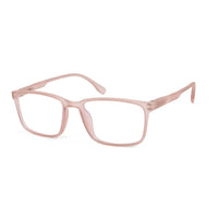 Vizionix Baby Pink Medium Full Rim RECTANGLE Computer Glasses for Men & Women — Hashtag Eyewears