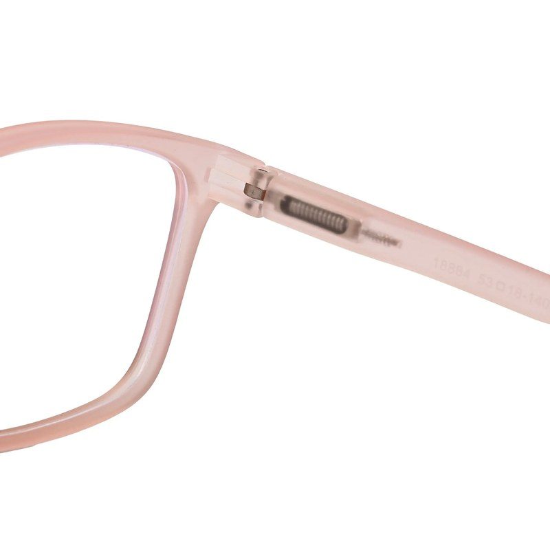 Vizionix Baby Pink Medium Full Rim RECTANGLE Computer Glasses for Men & Women — Hashtag Eyewears