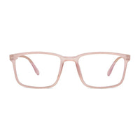 Vizionix Baby Pink Medium Full Rim RECTANGLE Computer Glasses for Men & Women — Hashtag Eyewears
