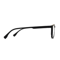 Vizionix Black Medium Full Rim RECTANGLE Computer Glasses for Men & Women — Hashtag Eyewears