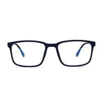 Vizionix Blue Medium Full Rim RECTANGLE Computer Glasses for Men & Women — Hashtag Eyewears