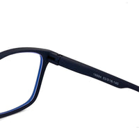 Vizionix Blue Medium Full Rim RECTANGLE Computer Glasses for Men & Women — Hashtag Eyewears