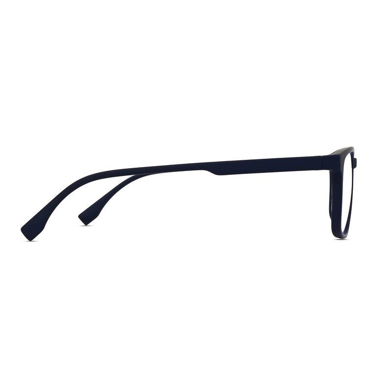 Vizionix Blue Medium Full Rim RECTANGLE Computer Glasses for Men & Women — Hashtag Eyewears