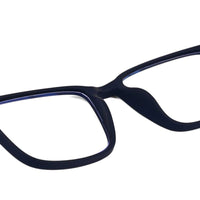 Vizionix Blue Medium Full Rim RECTANGLE Computer Glasses for Men & Women — Hashtag Eyewears