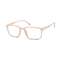 Vizionix Cream Medium Full Rim RECTANGLE Computer Glasses for Men & Women — Hashtag Eyewears