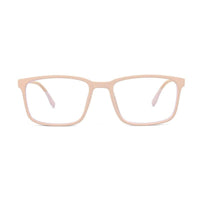 Vizionix Cream Medium Full Rim RECTANGLE Computer Glasses for Men & Women — Hashtag Eyewears