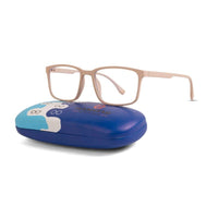Vizionix Cream Medium Full Rim RECTANGLE Computer Glasses for Men & Women — Hashtag Eyewears