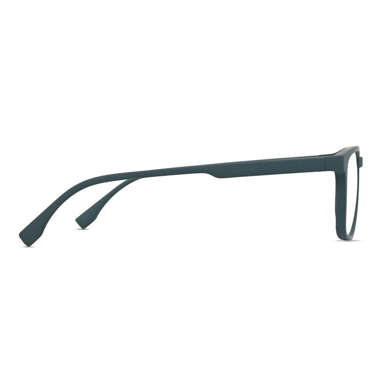 Vizionix Green Medium Full Rim RECTANGLE Computer Glasses for Men & Women — Hashtag Eyewears