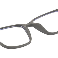 Vizionix Grey Medium Full Rim RECTANGLE Computer Glasses for Men & Women — Hashtag Eyewears