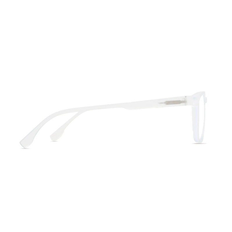 Vizionix Transparent Light Blue Medium Full Rim RECTANGLE Computer Glasses for Men & Women — Hashtag Eyewears