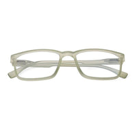 Vizionix Transparent Light Green Medium Full Rim RECTANGLE Computer Glasses for Men & Women — Hashtag Eyewears