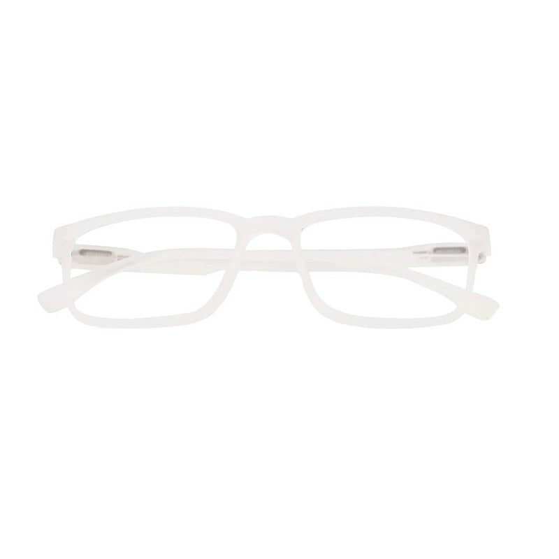 Vizionix Transparent Medium Full Rim RECTANGLE Computer Glasses for Men & Women — Hashtag Eyewears
