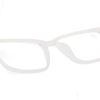 Vizionix Transparent Medium Full Rim RECTANGLE Computer Glasses for Men & Women — Hashtag Eyewears