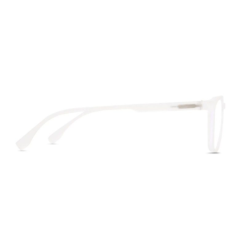Vizionix Transparent Medium Full Rim RECTANGLE Computer Glasses for Men & Women — Hashtag Eyewears