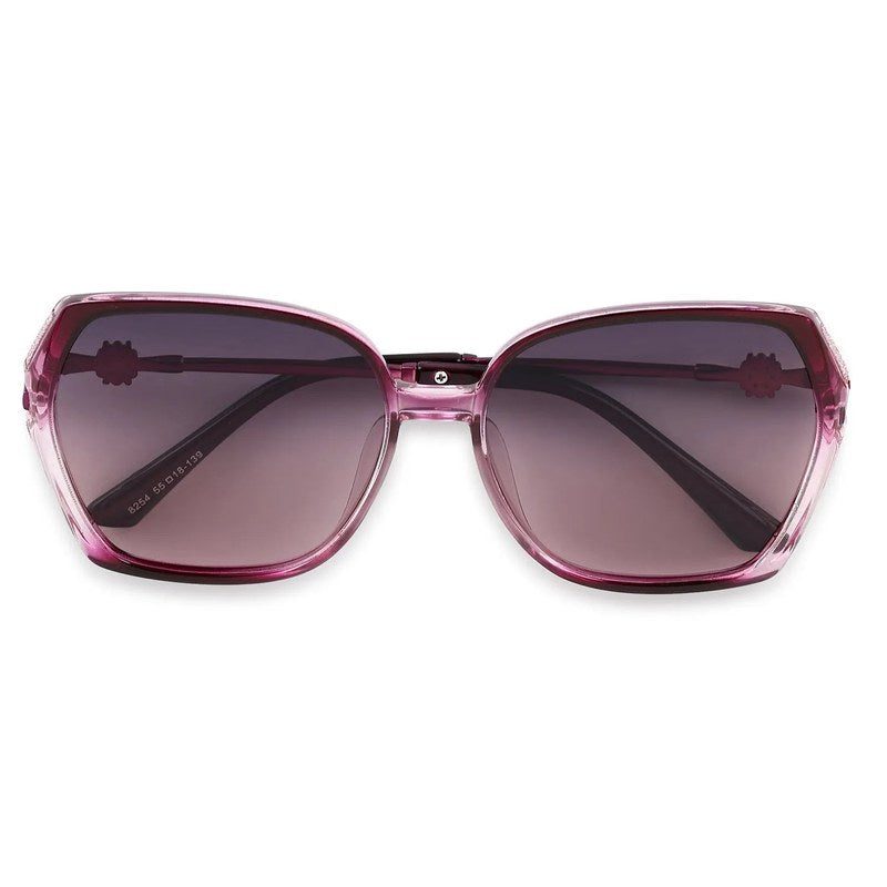 Vortan Purple Gradient Large Full Rim Square Sunglasses for Women — Hashtag Eyewears