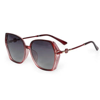 Vortan Red Gradient Large Full Rim Square Sunglasses for Women — Hashtag Eyewears