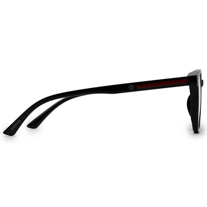 Vortara Black Medium Full Rim Wayfarer Computer Glasses for Men & Women — Hashtag Eyewears