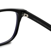 Vortara Black Medium Full Rim Wayfarer Computer Glasses for Men & Women — Hashtag Eyewears